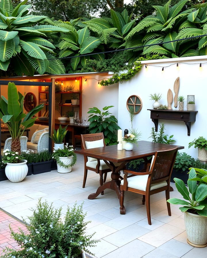 Garden Dining Area