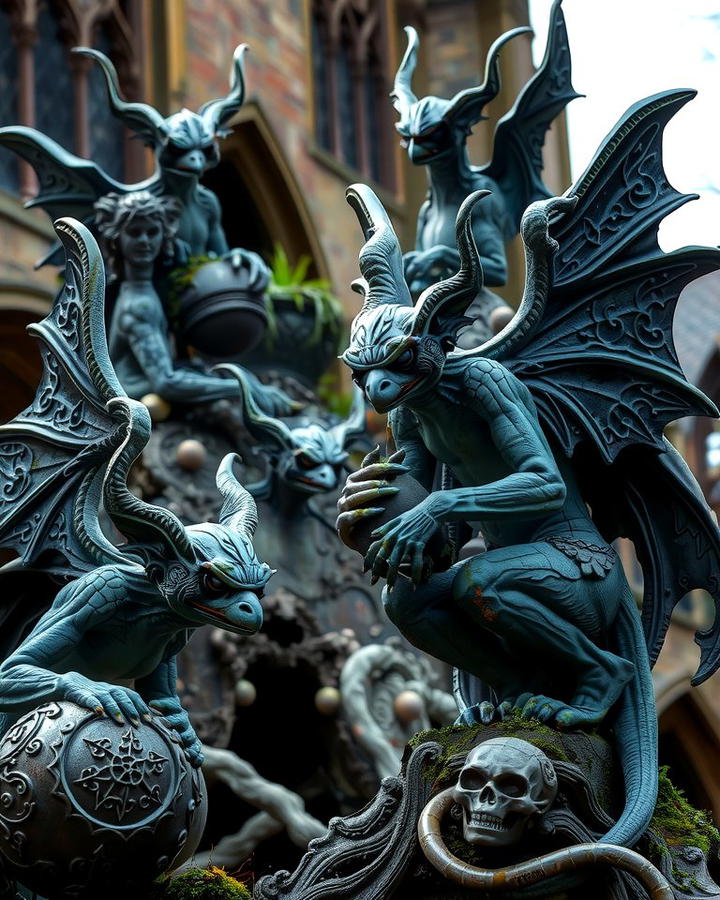 Gargoyle Statues for Drama