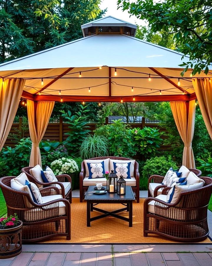 Gazebo Furniture Sets for Covered Comfort