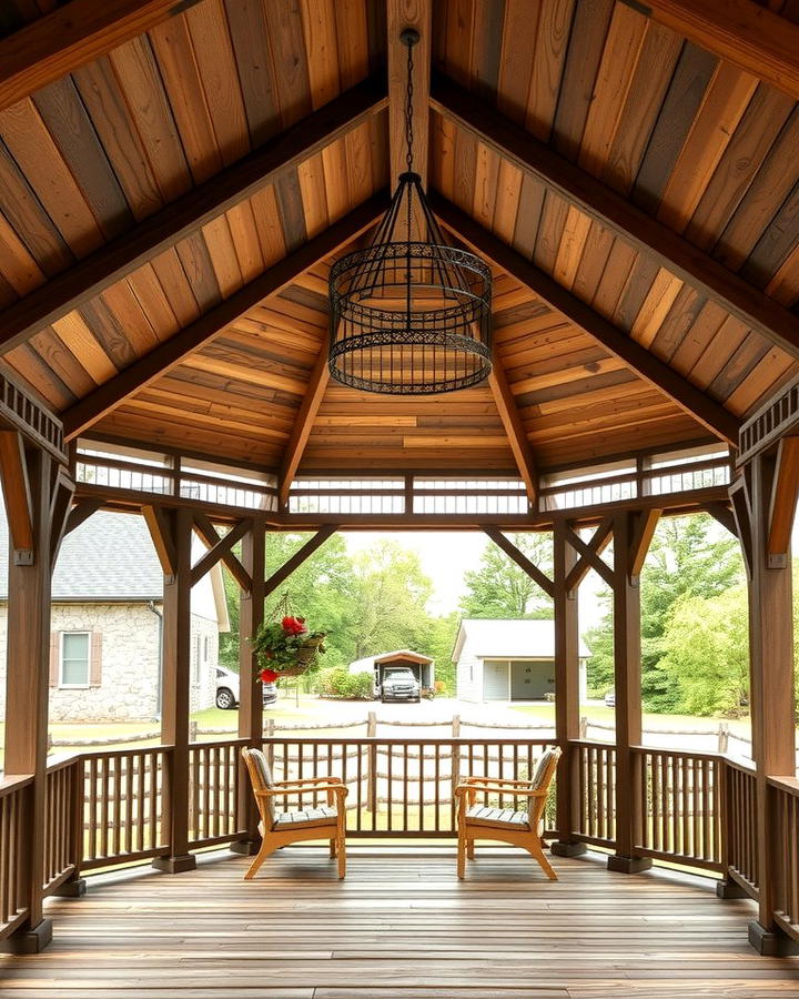 Gazebo Style Roof for Versatility