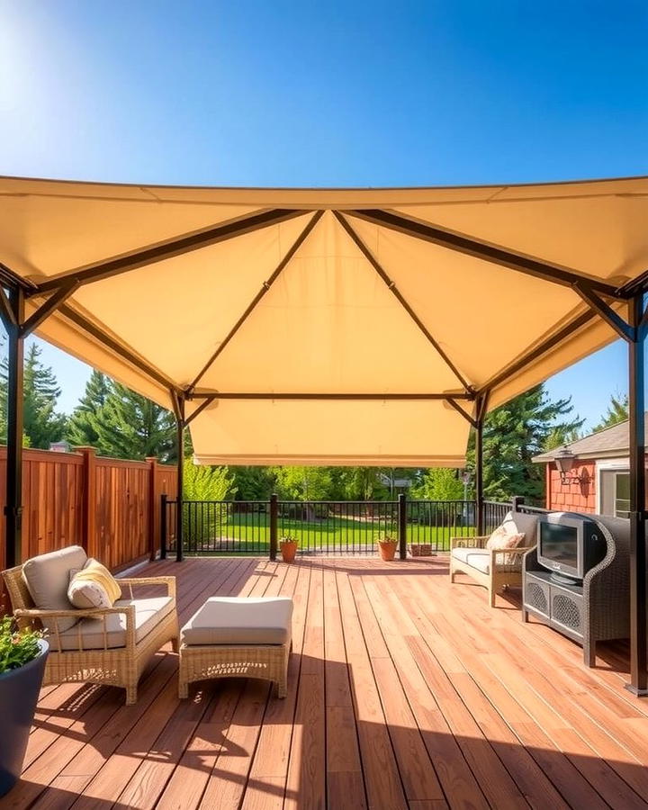 Gazebo with Retractable Canopy