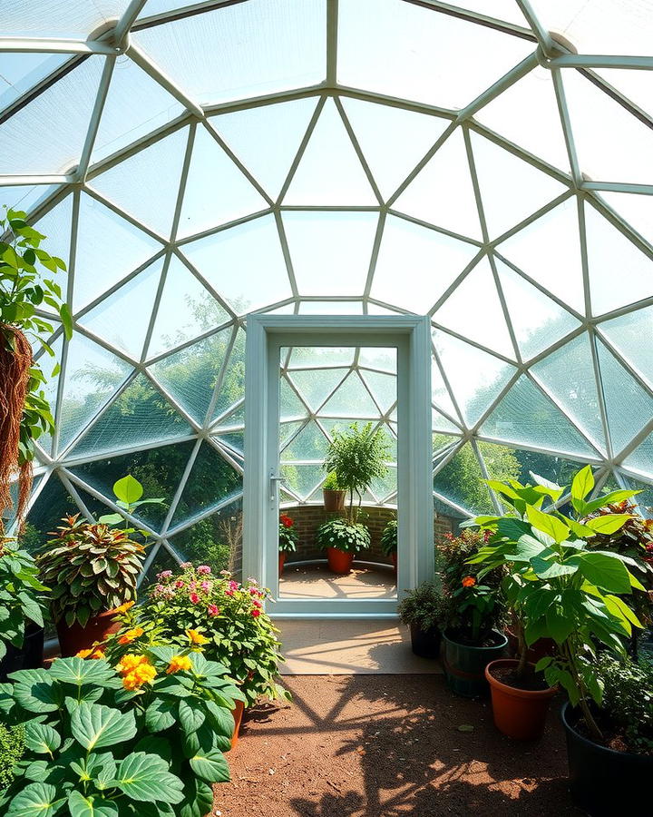 Geodesic Dome Greenhouse