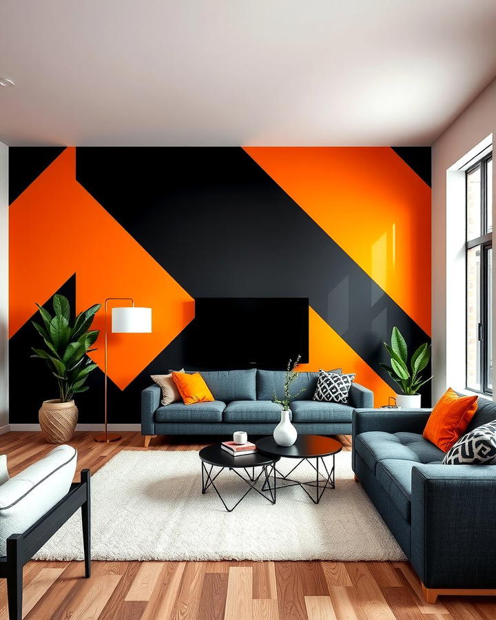 Geometric Accent Walls