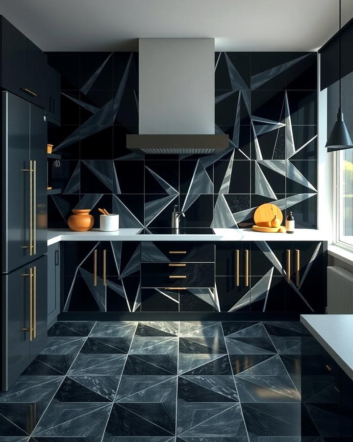 Geometric Black Patterns