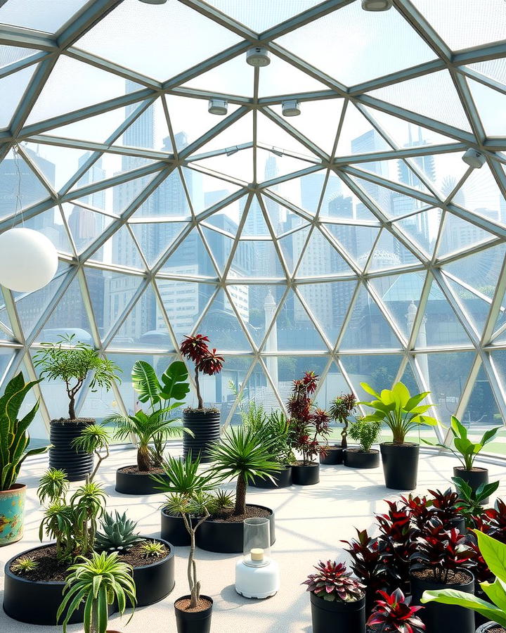 Geometric Dome Greenhouse