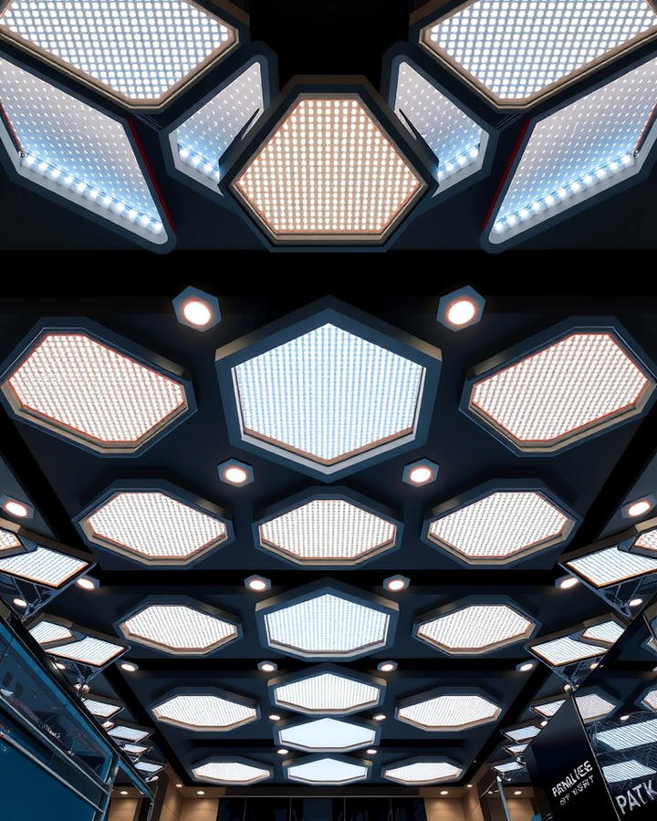 Geometric LED Panel Designs