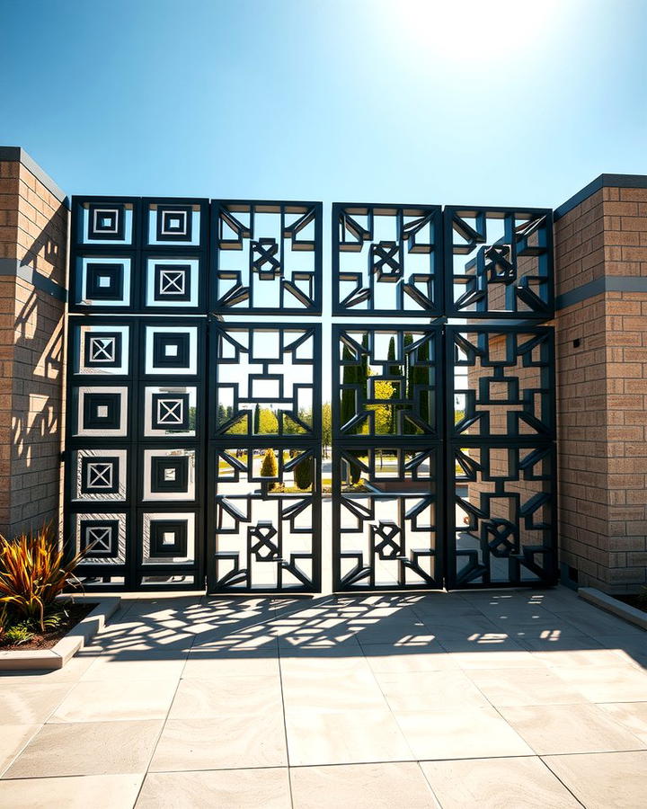 Geometric Pattern Gate