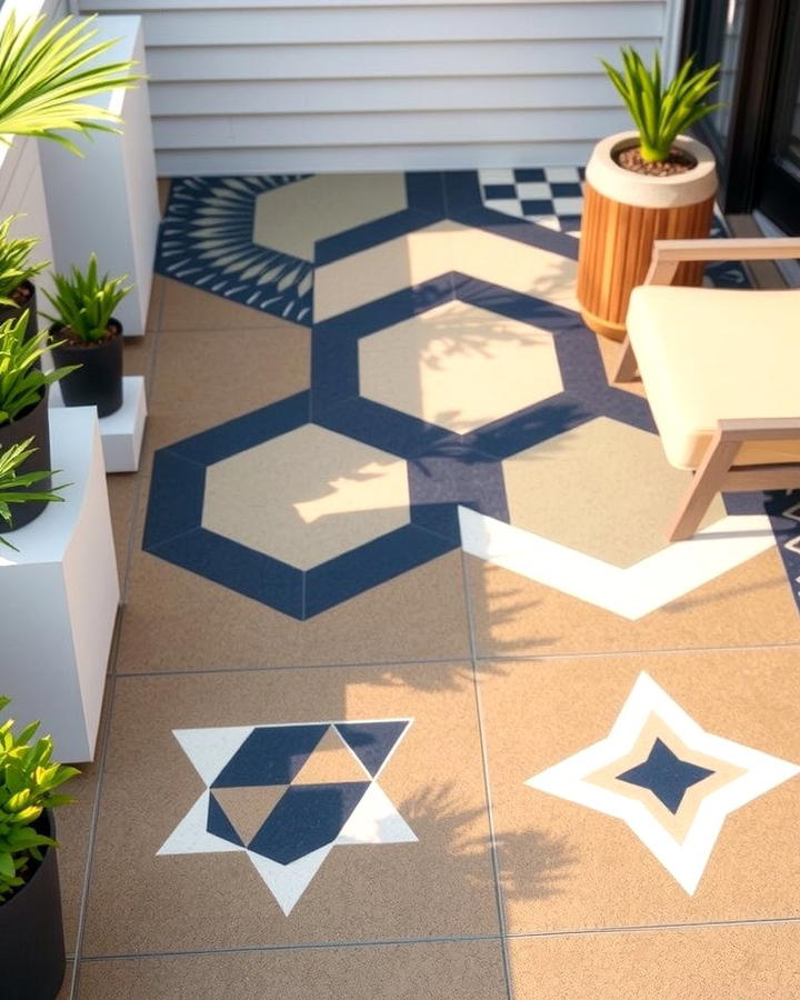 Geometric Stencils for Modern Patterns