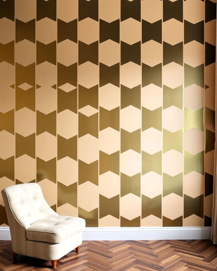 Geometric Wall Patterns Accent Wall