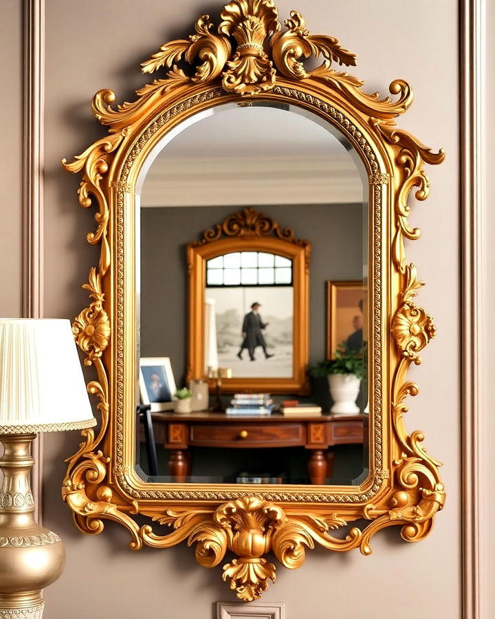 Gilded Mirror for French Interior