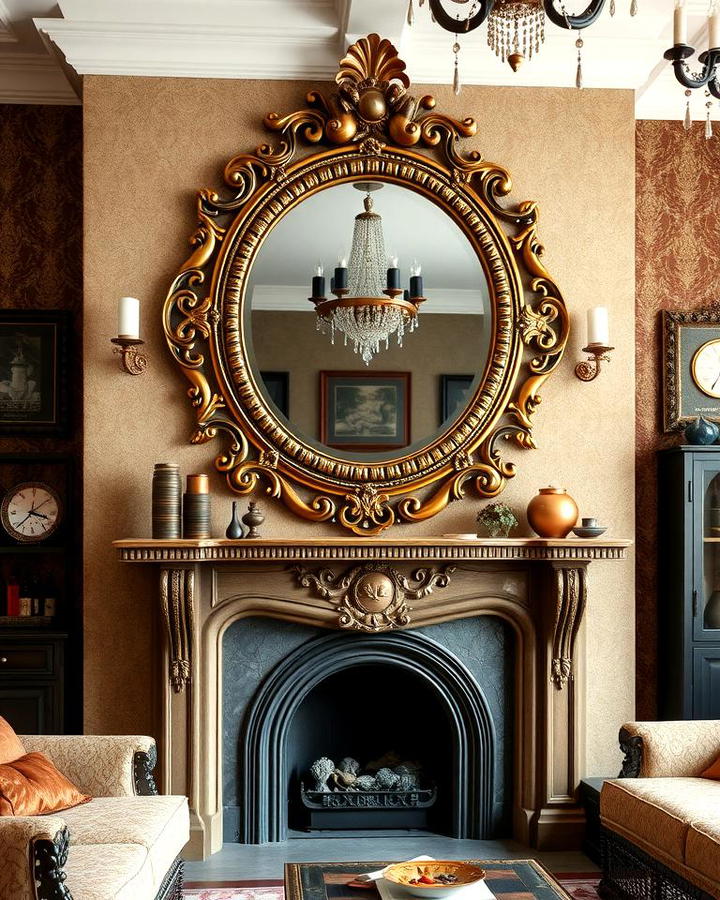 Gilded Mirrors with Intricate Frames