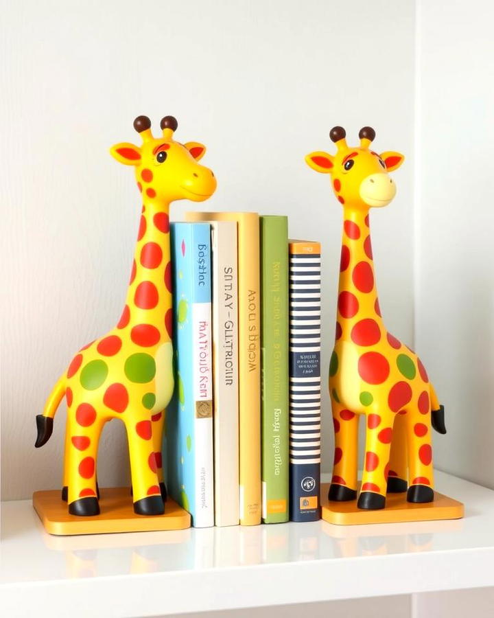 Giraffe Bookends