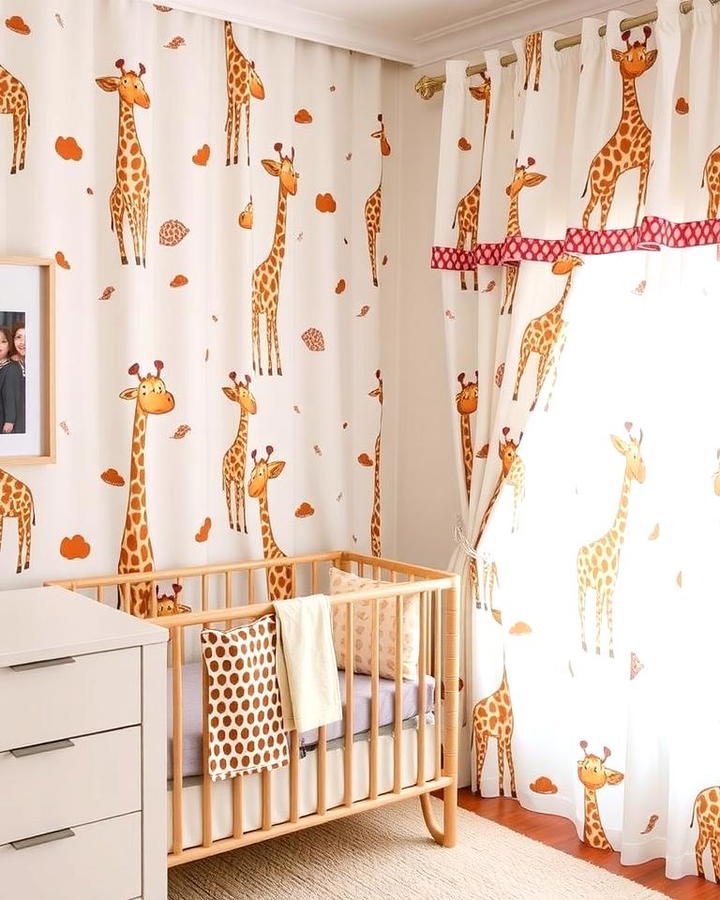 Giraffe Curtains or Drapes