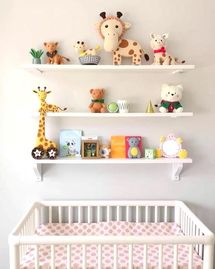 Giraffe Themed Wall Shelf