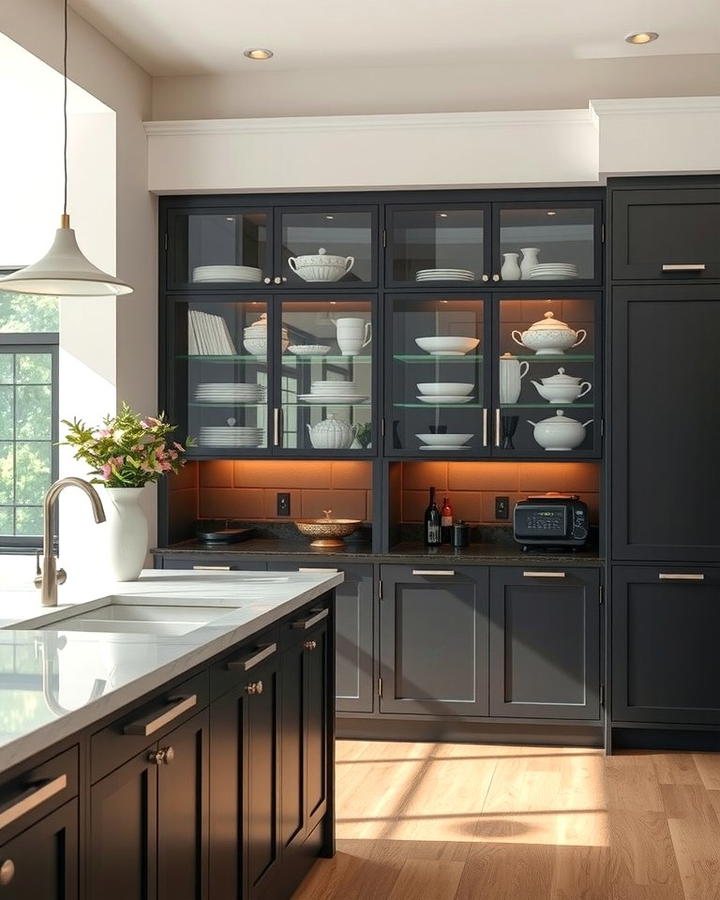 Glass Front Cabinets