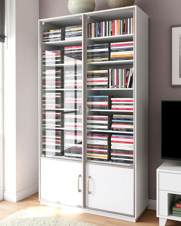 Glass Fronted CD Cabinets