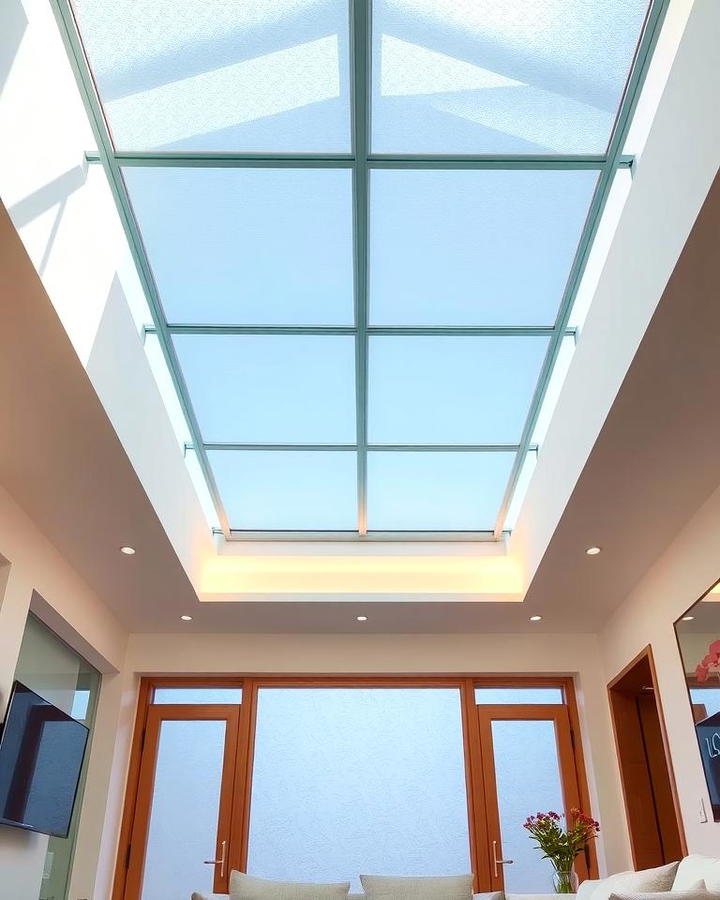 Glass Panel Ceiling