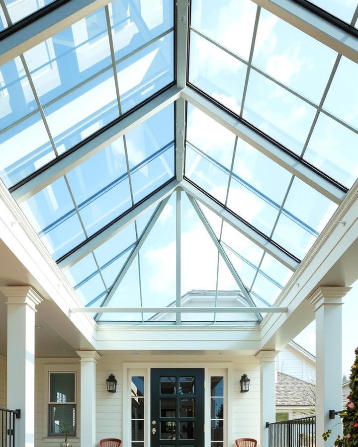 Glass Roof for Contemporary Elegance