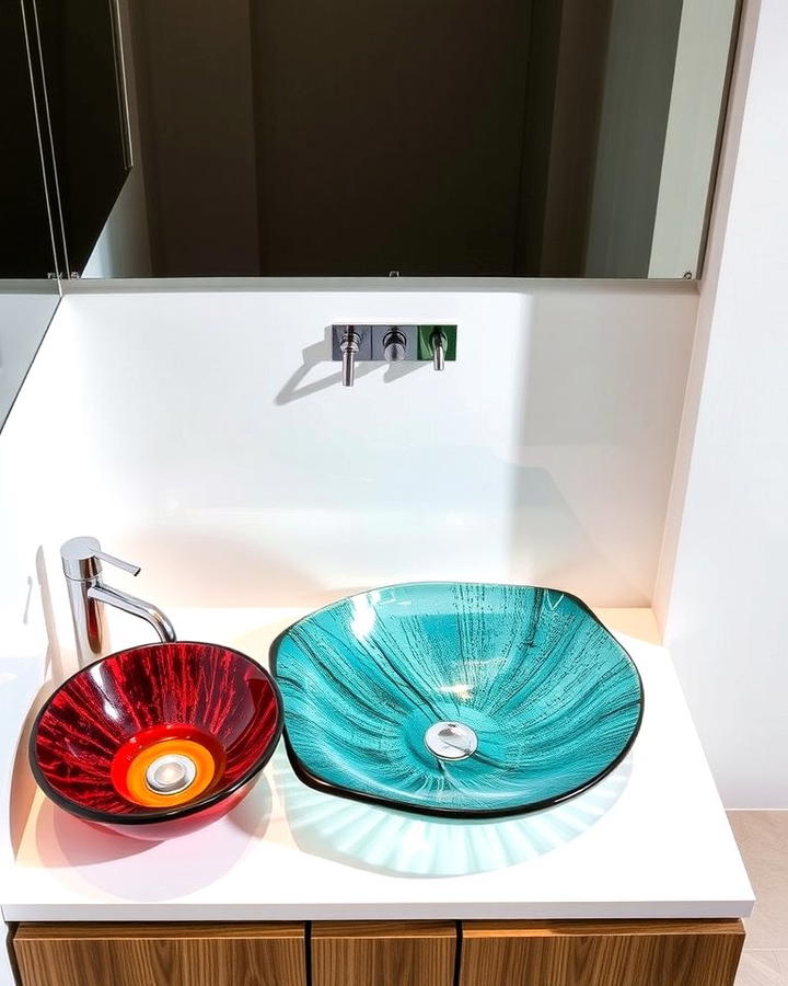 Glass Sink for a Contemporary Vibe