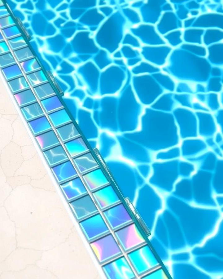 Glass Tiles with Iridescent Finish