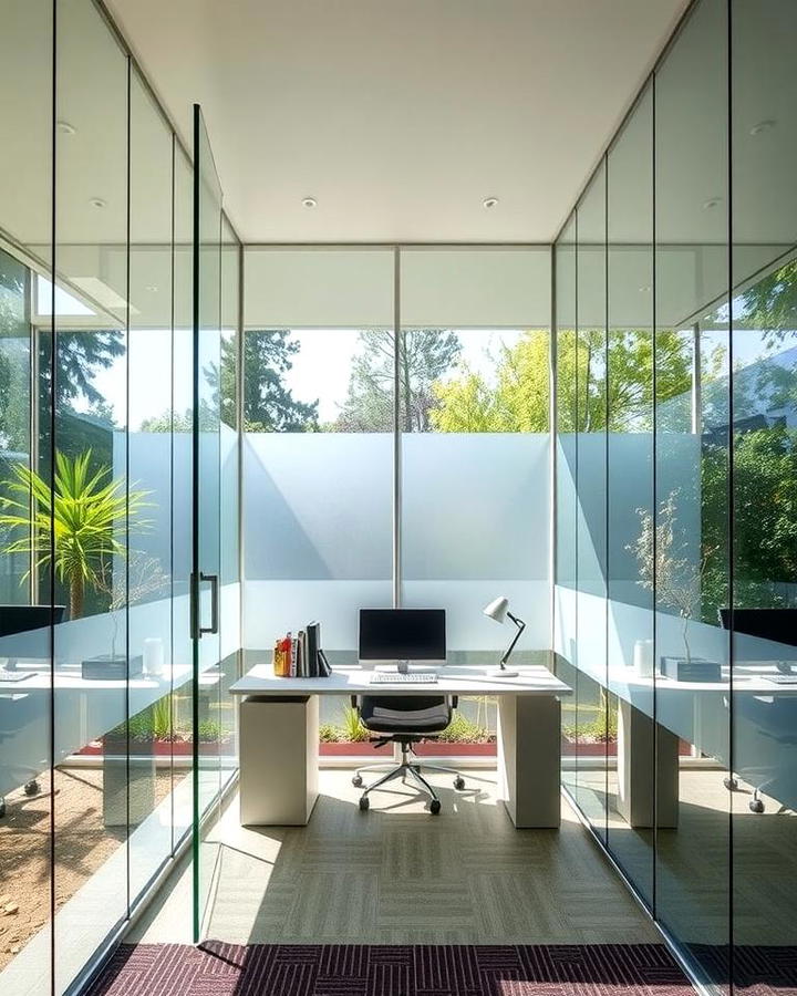 Glass Walled Office