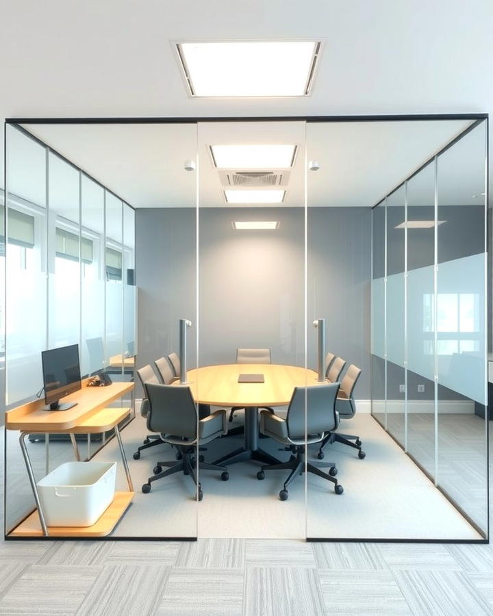 Glass Walls for Transparency