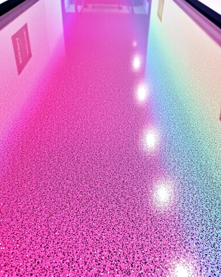 Glitter Epoxy Floor Design