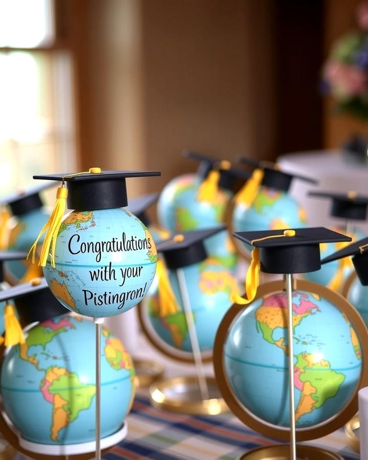 Globe Centerpieces for Graduates