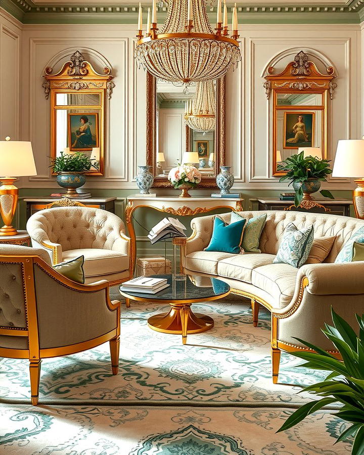 Gold Accent Chairs for Elegance