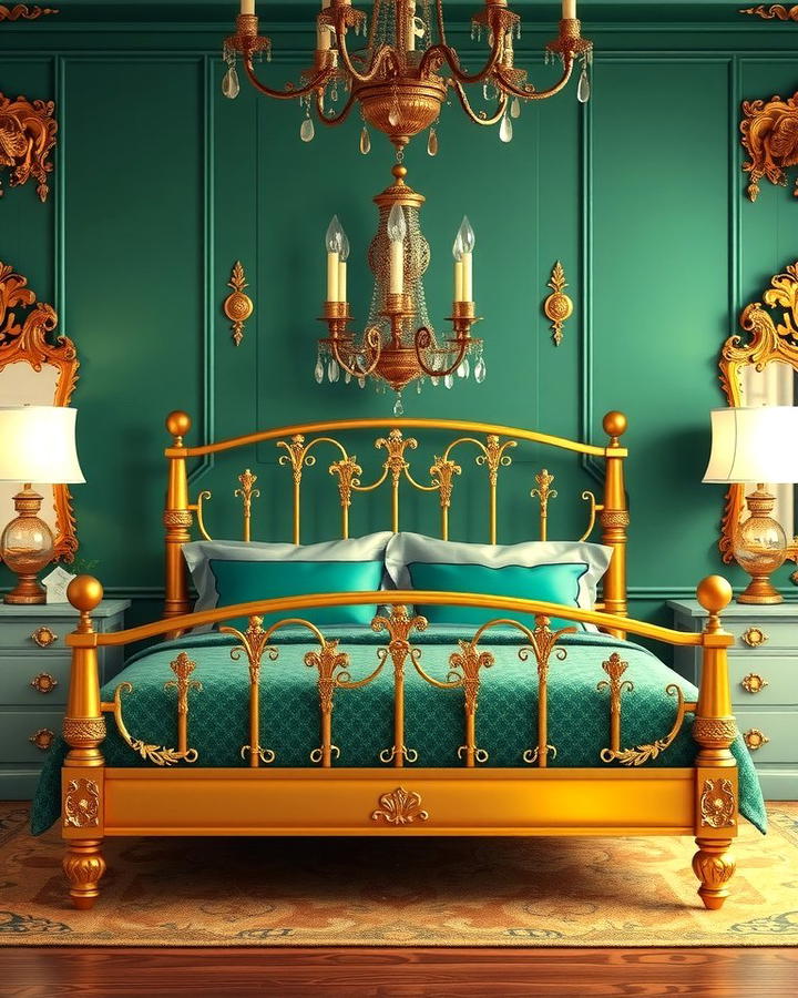 Gold Bed Frames for Timeless Elegance