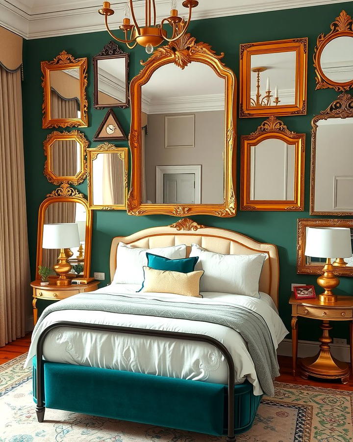 Gold Framed Mirrors for Added Elegance