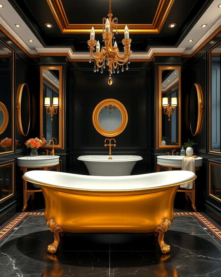Gold Trimmed Bathtubs