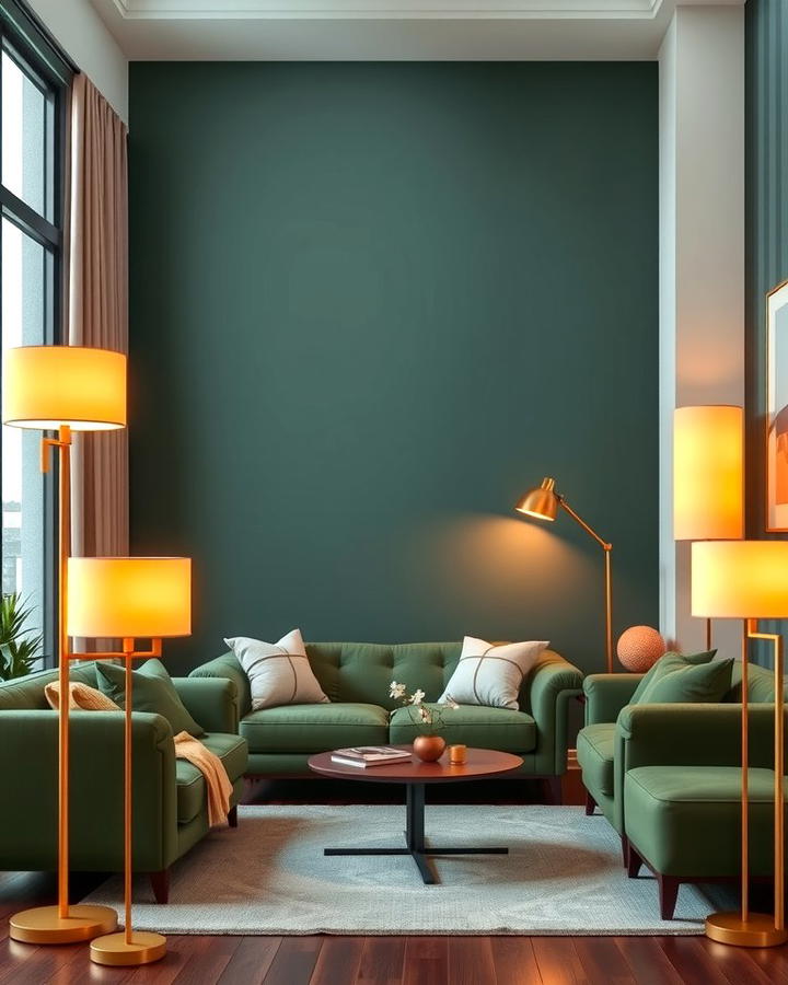 Golden Floor Lamps