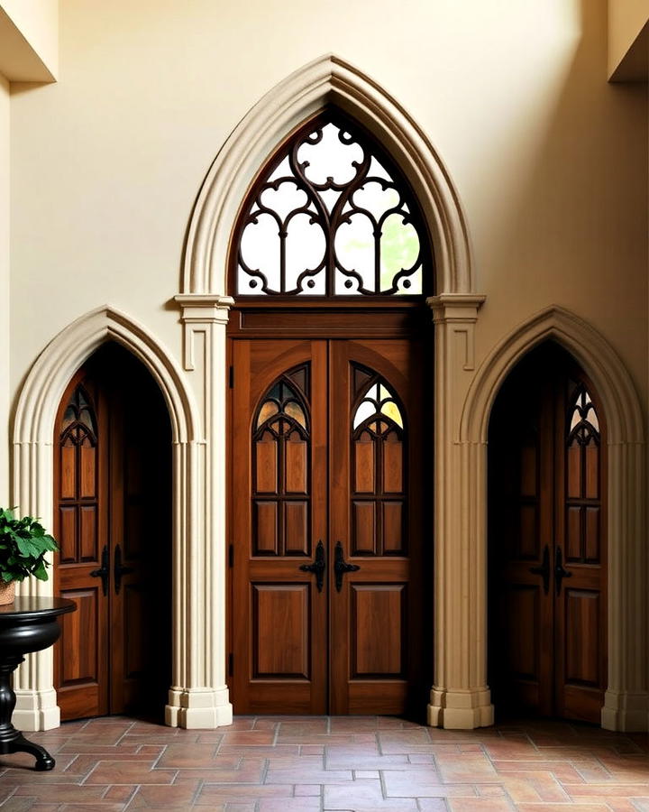 Gothic Arched Doorway House