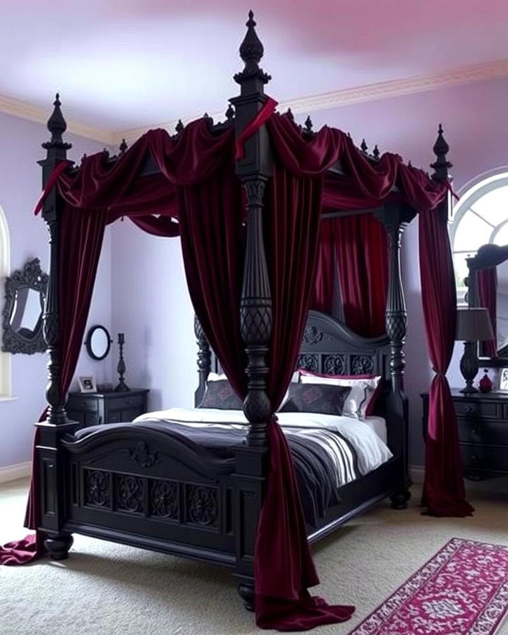 Gothic Canopy Bed