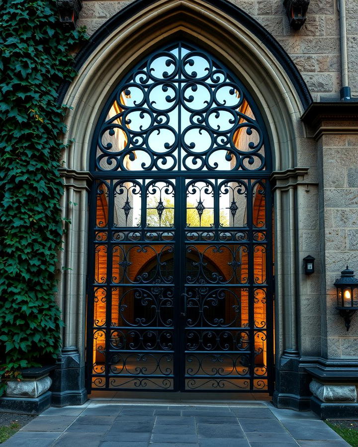 Gothic Inspired Metal Gate