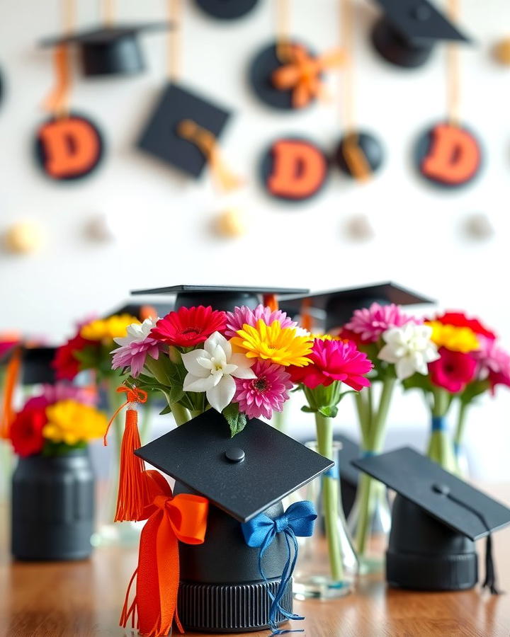 Graduation Cap Floral Arrangements 2