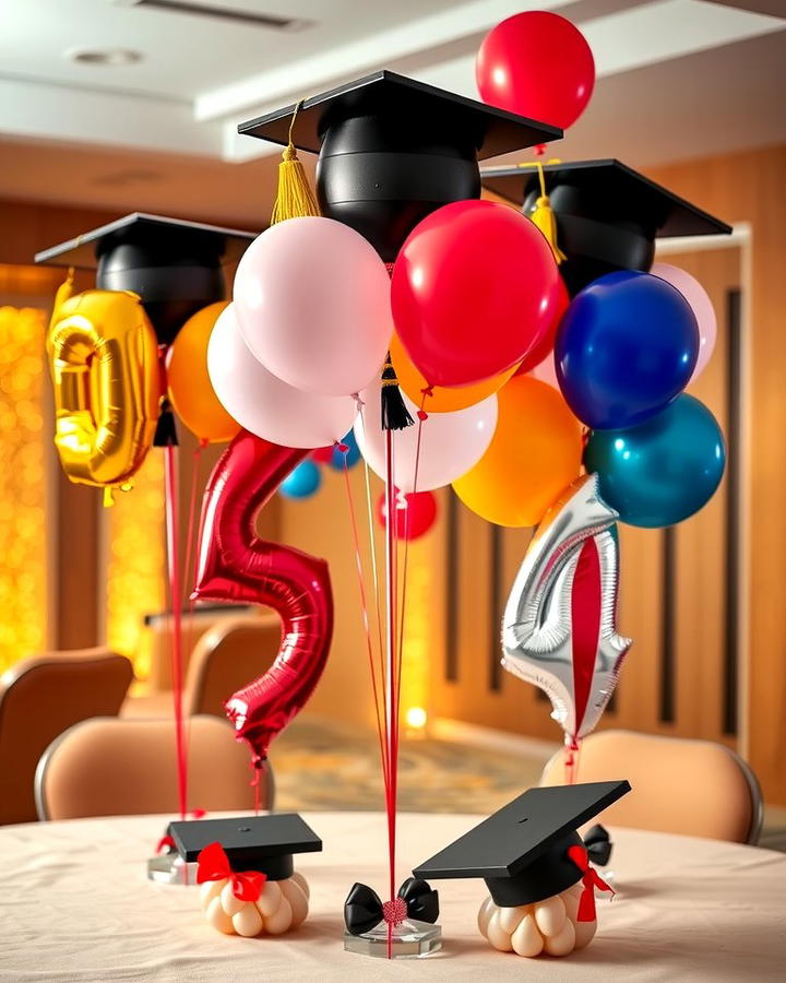 Graduation Themed Balloon Bouquets