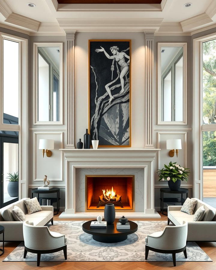 Grand Fireplace Design