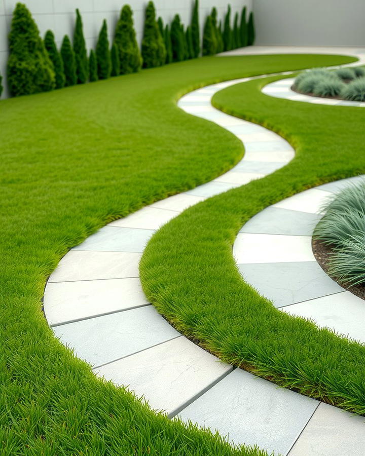 Grass Lined Pathways