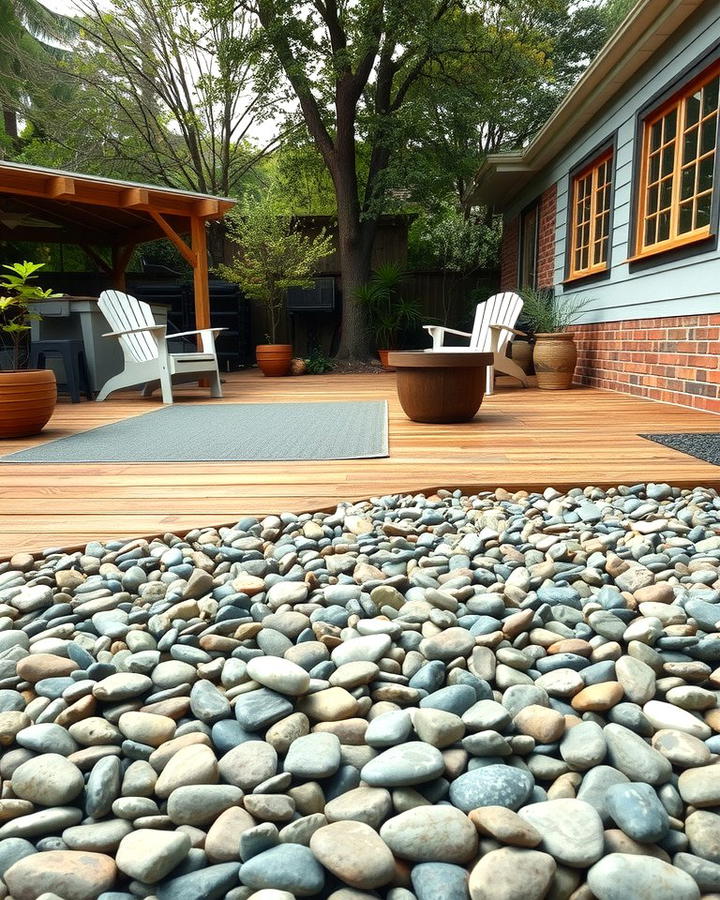 Gravel Decking for Rustic Simplicity