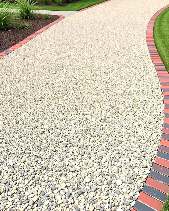 Gravel Driveway with Edging