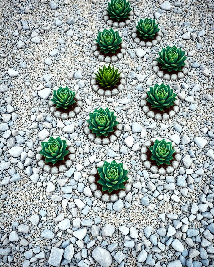 Gravel and Succulent Garden