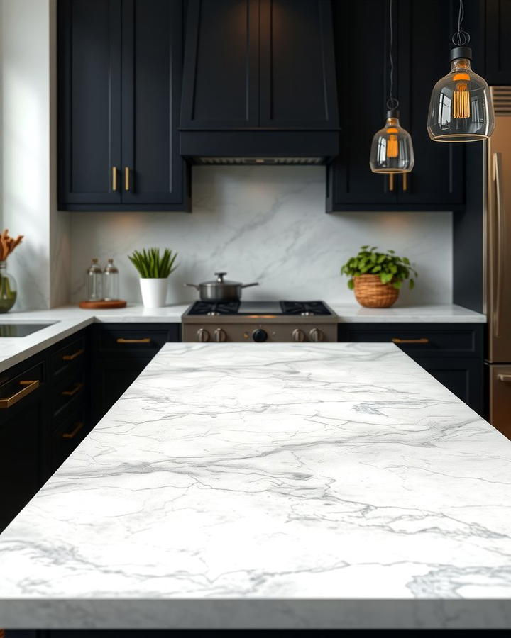 Gray Marble Countertops for Texture