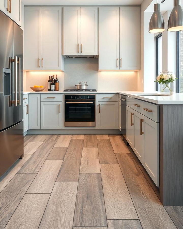 Gray Toned Wood Floors for a Contemporary Edge