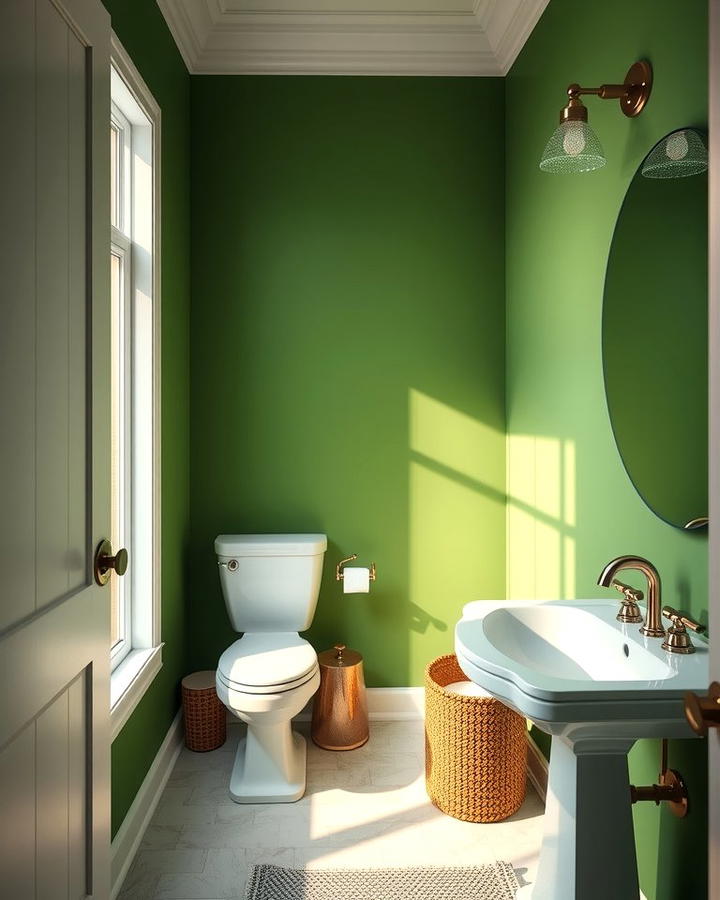 Green Accent Wall