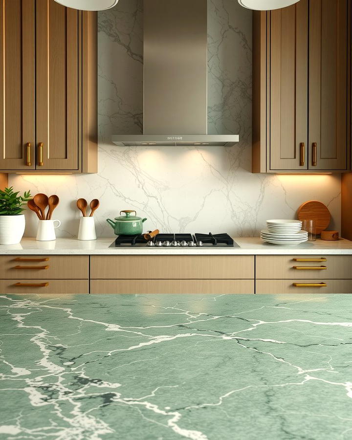 Green Marble Countertop