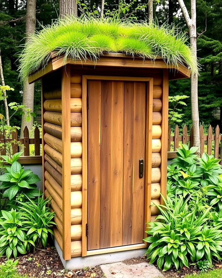 Green Roof Outhouse