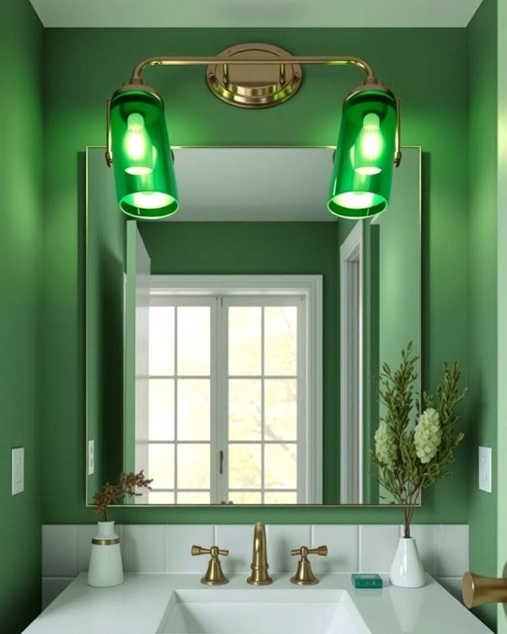 Green Vanity Lighting