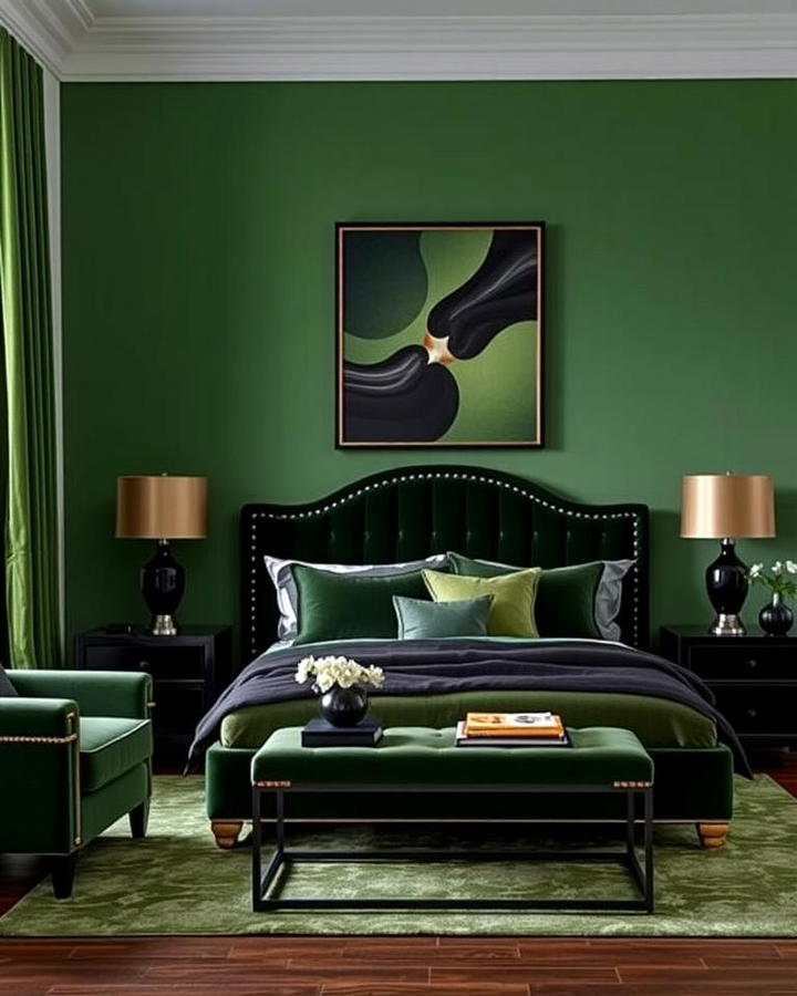 Green Velvet Upholstery for Luxe Comfort